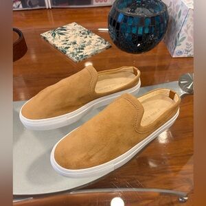 Jenni Kayne Suede Slider Sneaker in Honey EU 39 / 9 NWOB